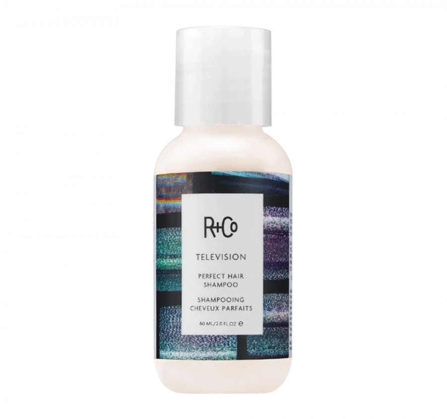 R+CO, ПРЯМОЙ ЭФИР Шампунь для совершенства волос (тревел), 60 мл, TELEVISION Perfect Hair Shampoo