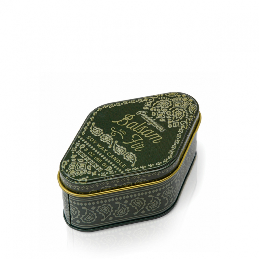 PADDYWAX, Компактная travel-свеча в металлической баночке, BALSAM & FIR