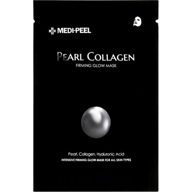 MEDI-PEEL, Pearl Collagen Разглаживающая маска с жемчугом и коллагеном, 30 мл
