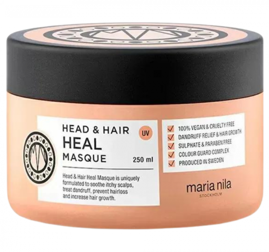 MARIA NILA, Маска Уход 360° для кожи головы и волос, 250мл, Head & Hair Heal Masque