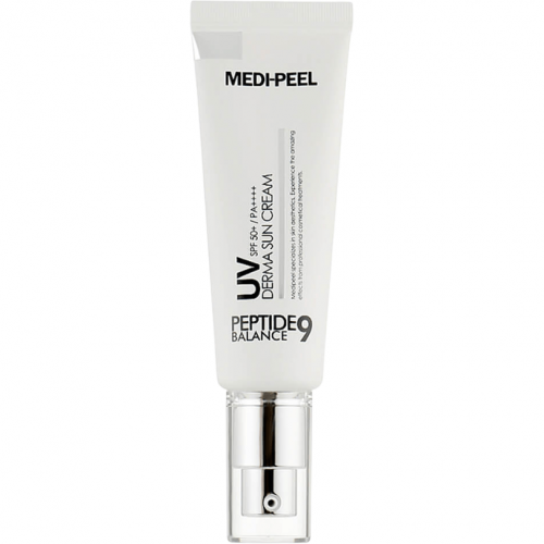 MEDI-PEEL, Peptide 9 Солнцезащитный крем, 50 мл, Balance UV Derma Sun Cream SPF 50+ PA++++
