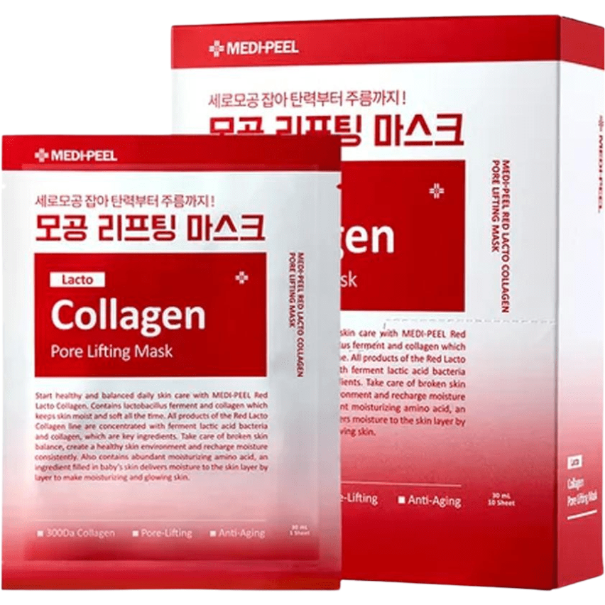 MEDI-PEEL, Red Lacto Поросуживающая маска с лифтинг-эффектом, 30 мл