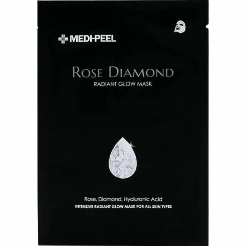 MEDI-PEEL, Rose Diamond Маска для сияния кожи с бриллиантовой крошкой, 25 мл