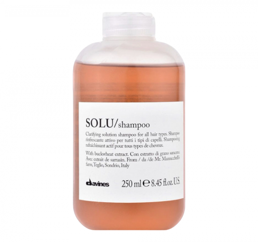 DAVINES, Активно освежающий шампунь для глубокого очищения волос 250 мл, SOLU shampoo