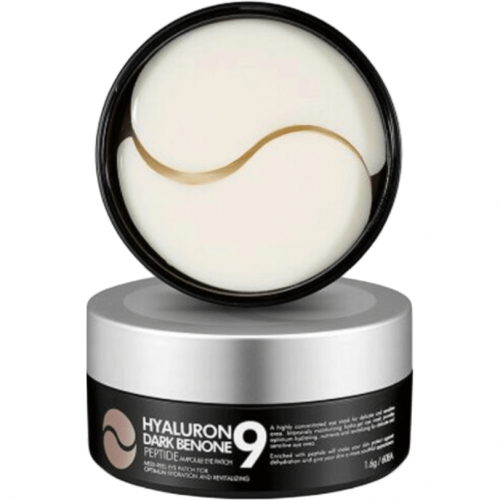 MEDI-PEEL, Peptide 9 Hyaluron Dark Benone Патчи от темных кругов с пептидами, 60 шт (30 пар)