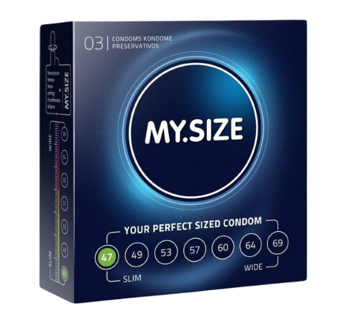 Презервативы МY.SIZE размер 47 (3шт)