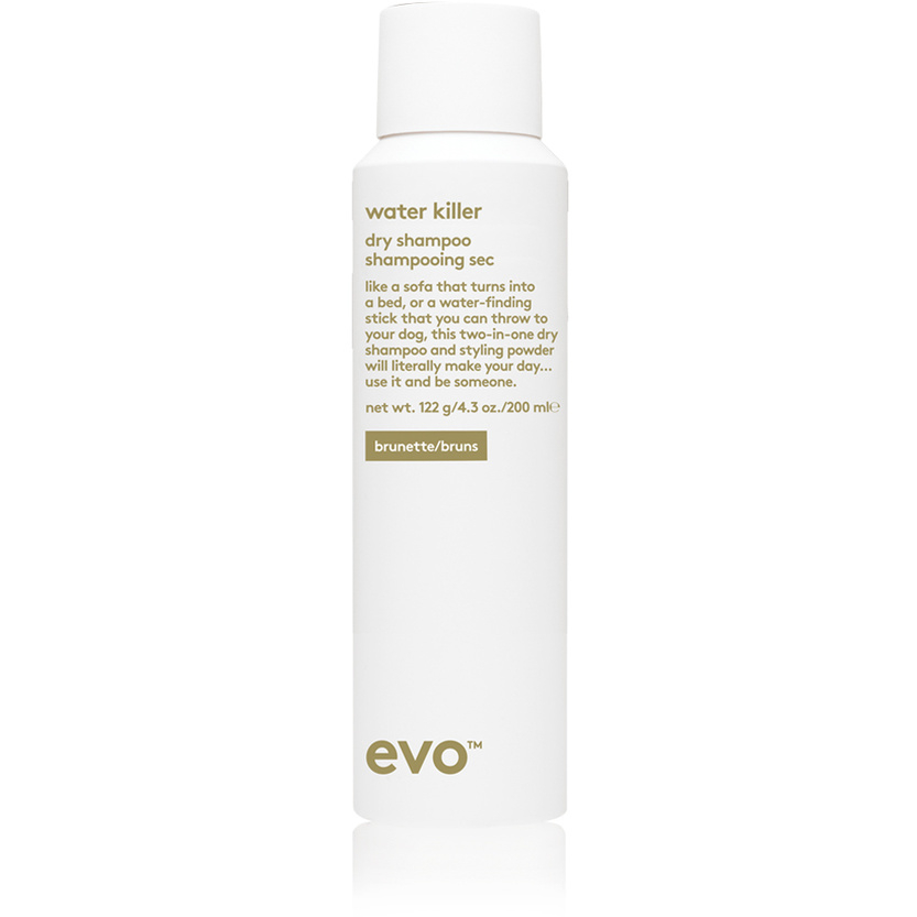 EVO, сухой шампунь-спрей полковник су[хой] брю[нет],(water killer dry shampoo brunette), 200 мл