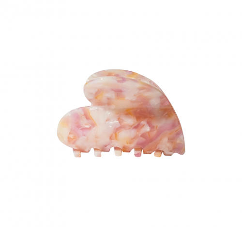 ASSORO, Крабик для волос, цвет (розовое сердце)