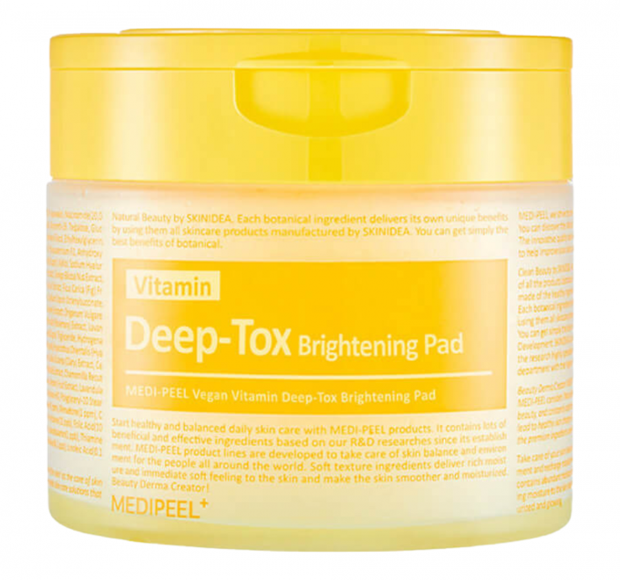 MEDI-PEEL, Deep-Tox Выравнивающие тон пэды с витаминным комплексом, 70 шт