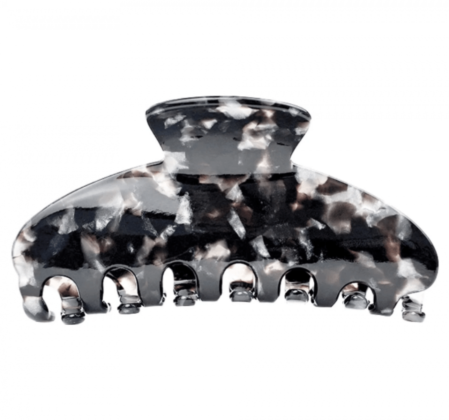 ASSORO, Крабик для волос, цвет (Черный мрамор)