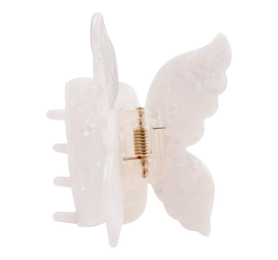 ASSORO, Крабик для волос, цвет (белая бабочка)