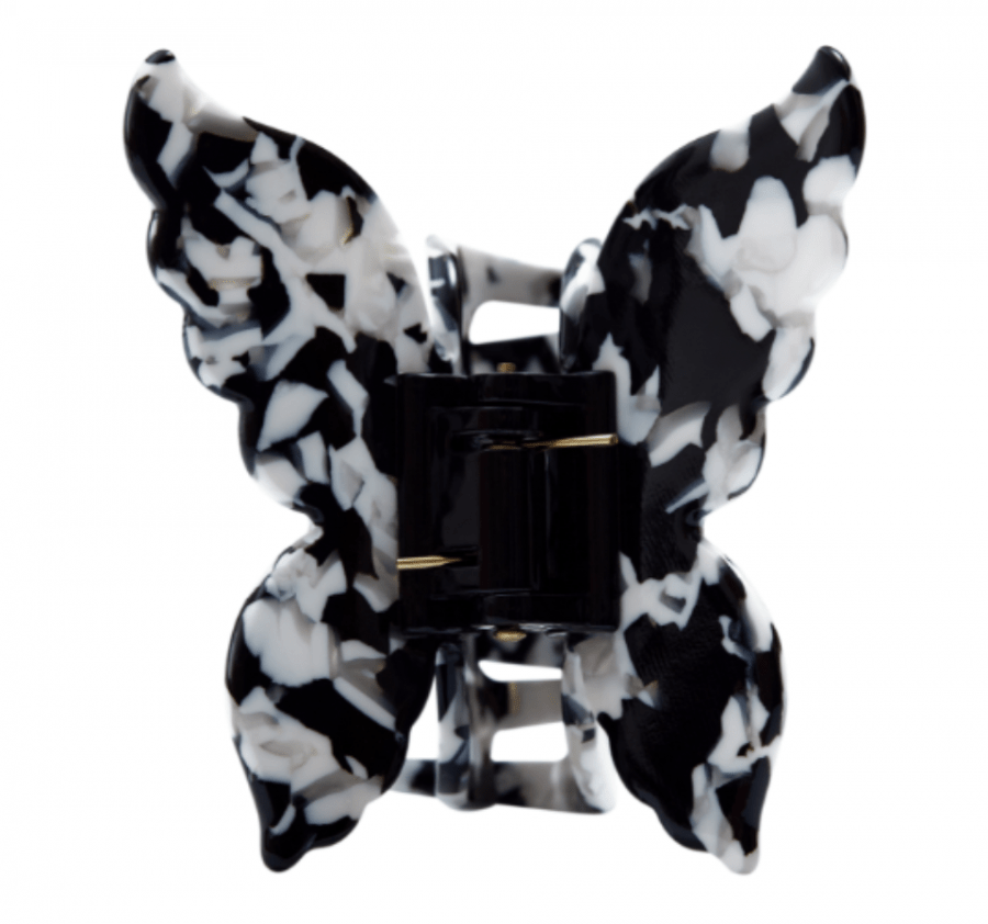 ASSORO, Крабик для волос, цвет (Бабочка белая ночь)