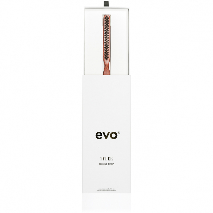 EVO Узкая щетка с натуральной щетиной для причесок (tyler)