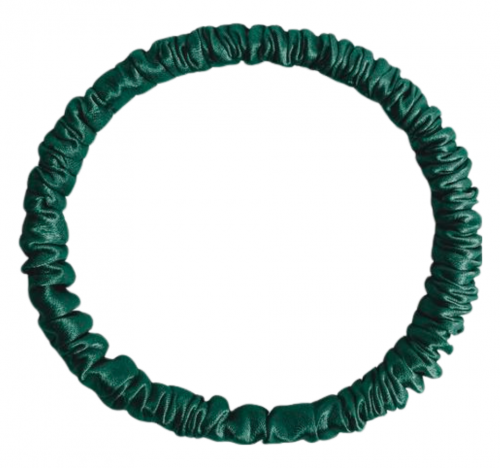 SILK LOVERS, Шелковая резинка для волос MINI (Изумруд)