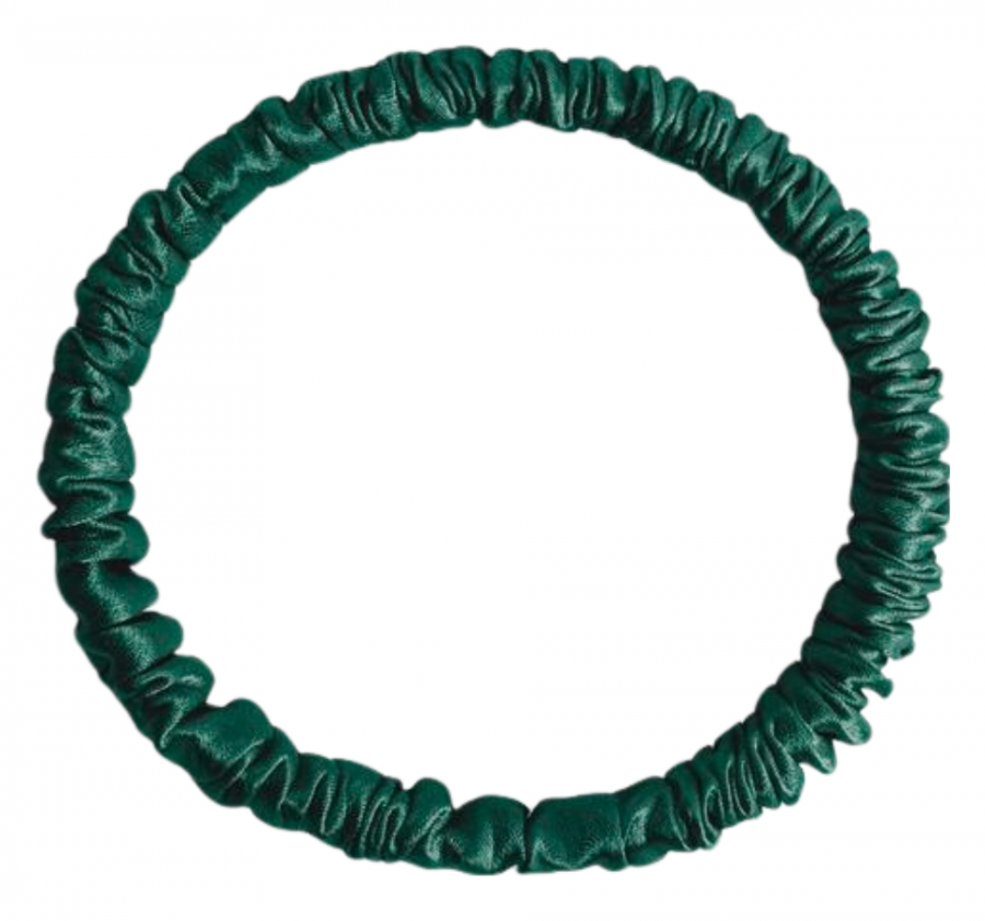 SILK LOVERS, Шелковая резинка для волос MINI (Изумруд)