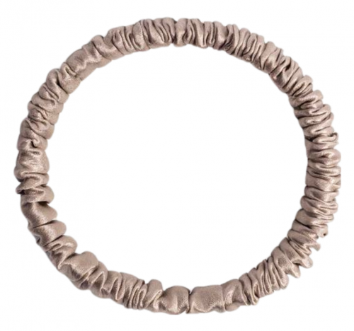 SILK LOVERS, Шелковая резинка для волос MINI (Кофе) 