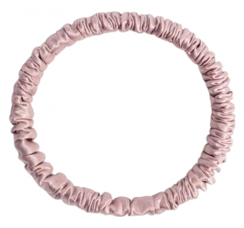 SILK LOVERS, Шелковая резинка для волос MINI (Пудра)