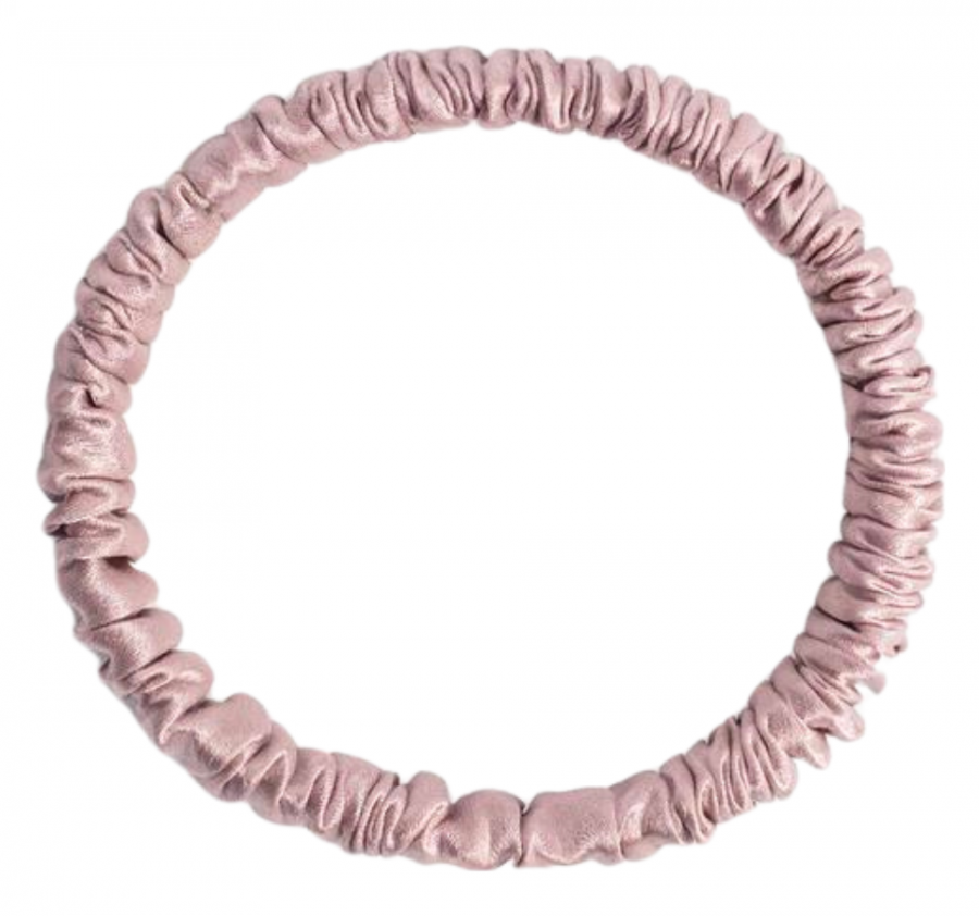 SILK LOVERS, Шелковая резинка для волос MINI (Пудра)