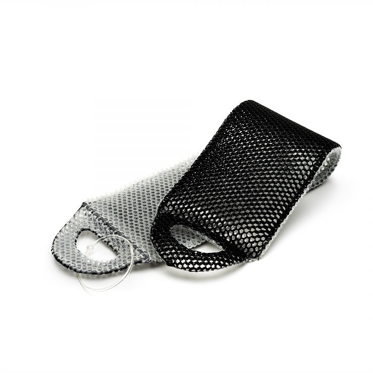 SUPRACOR Stimulite®.Скрабер для тела с ручками.(Черный)