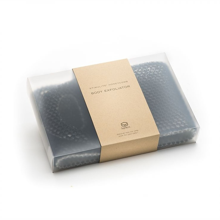 SUPRACOR Stimulite®.Скрабер для тела с ручками.(Черный)