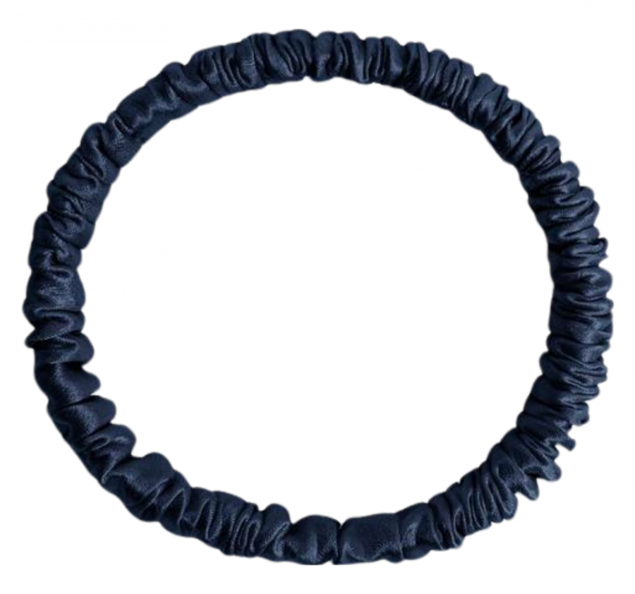SILK LOVERS, Шелковая резинка для волос MINI (Синий)