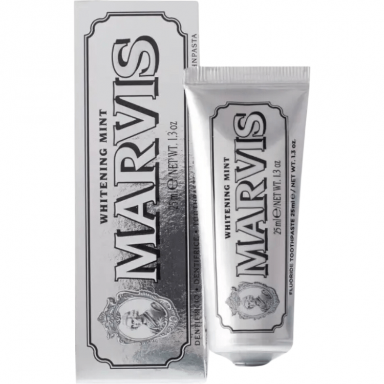 MARVIS Зубная паста отбеливающая Мята WHITENING MINT, 25 мл