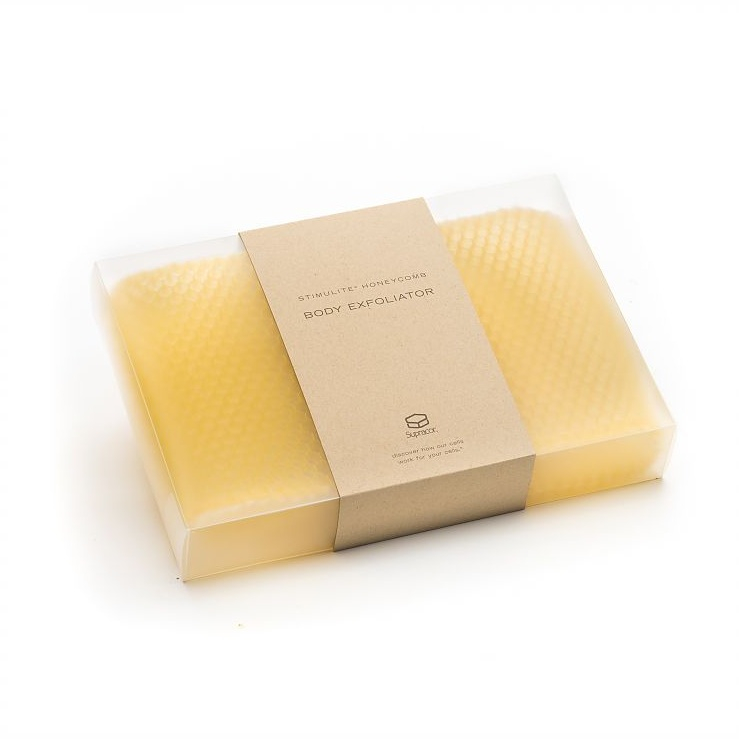 SUPRACOR Stimulite®.Скрабер для тела с ручками. (Золотой)