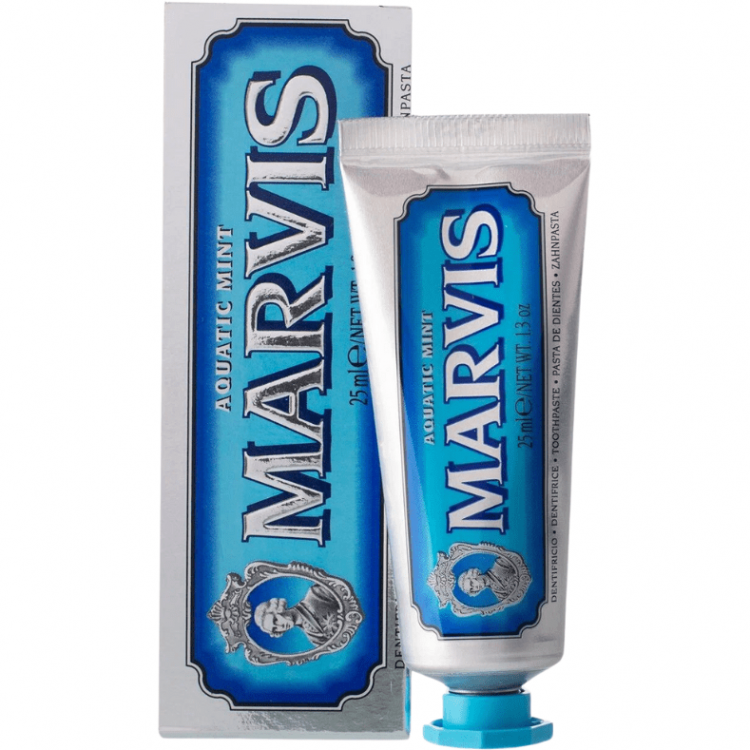 MARVIS Зубная паста Cвежая Мята AQUATIC MINT, 25 мл