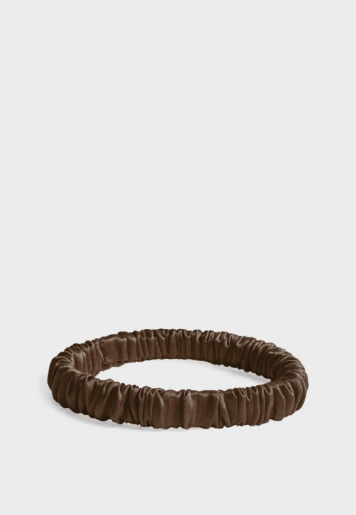 SILK LOVERS, Шелковая резинка для волос MINI (Шоколад)