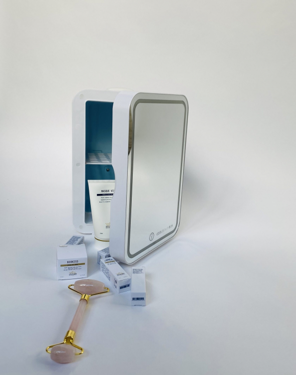 COOL BEAUTY BOX мини-холодильник для косметики, зеркальный, 6л