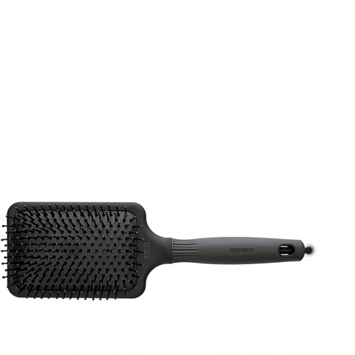 OLIVIA GARDEN, Щетка массажная, EXPERT CARE RECTANGULAR Nylon Bristle Black Label L