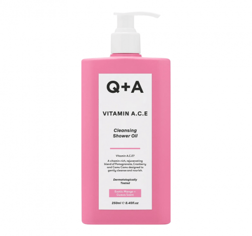 Q+A, Масло для душа, 250 мл, VITAMIN A.C.E