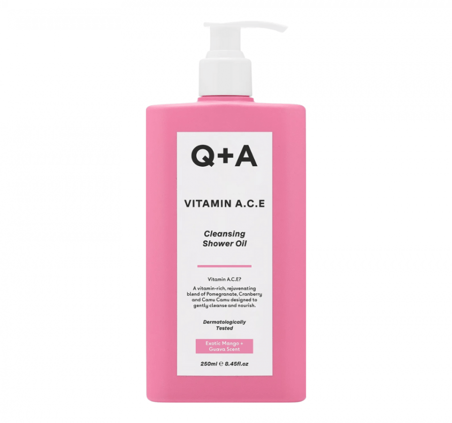Q+A, Масло для душа, 250 мл, VITAMIN A.C.E