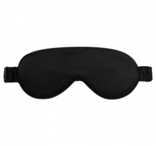 SILK LOVERS, Мужская шелковая маска для сна (черный)