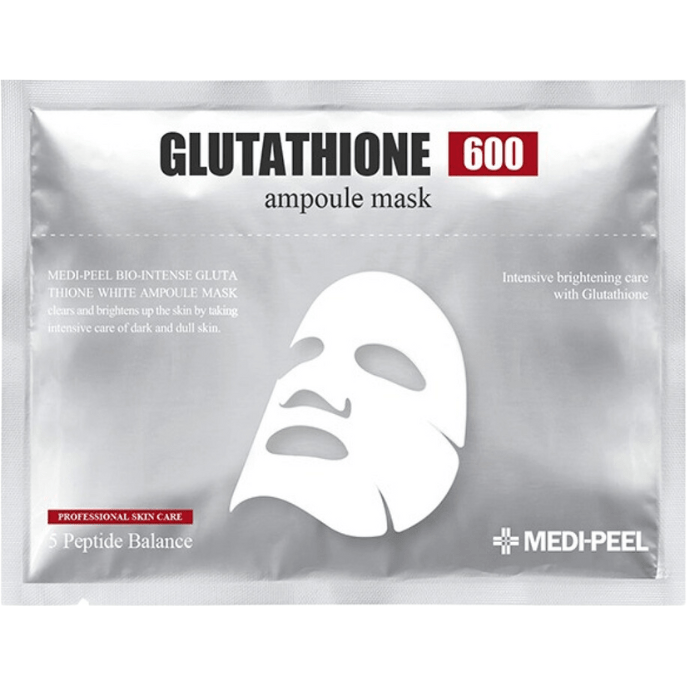 MEDI-PEEL, Glutathione 600 Выравнивающая тон тканевая маска для лица, 30мл