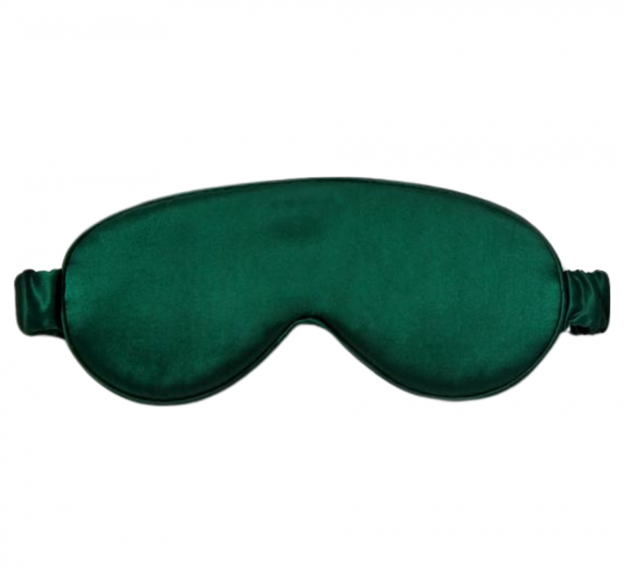SILK LOVERS, Шелковая маска для сна (изумруд)
