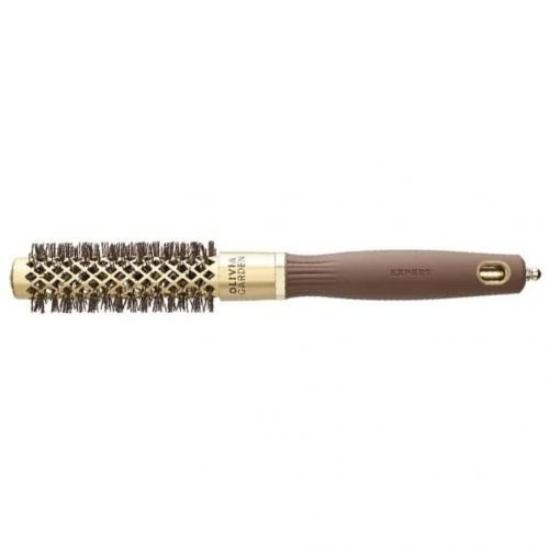 OLIVIA GARDEN, Термобрашинг 20 мм Коричневый, EXPERT BLOWOUT SHINE Wavy Bristles Gold&Brown