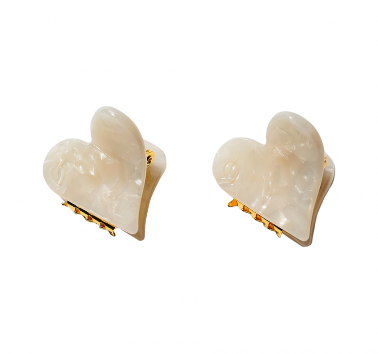 ASSORO, Набор крабов для волос мини, цвет (белые леденцы)