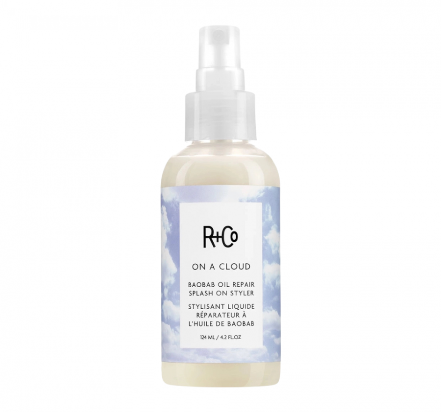 R+CO, НА ОБЛАКЕ Несмываемый уход для восстановления волос с маслом баобаба, 124 мл