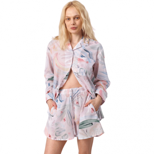 ANY WOWZERS, Комплект с шортами BANANZA PINK (пижама)