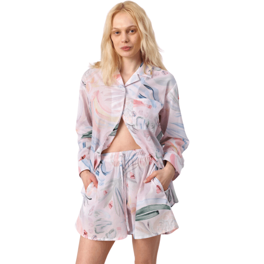 ANY WOWZERS, Комплект с шортами BANANZA PINK (пижама)