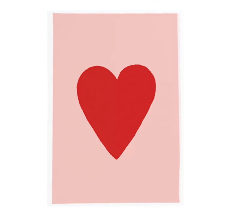 Открытка "СЕРДЦЕ КРАСНОЕ"