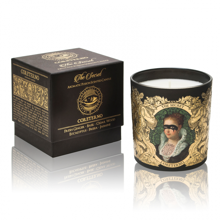 CORETERNO, Свеча ароматизированная, 240 г, The Secret