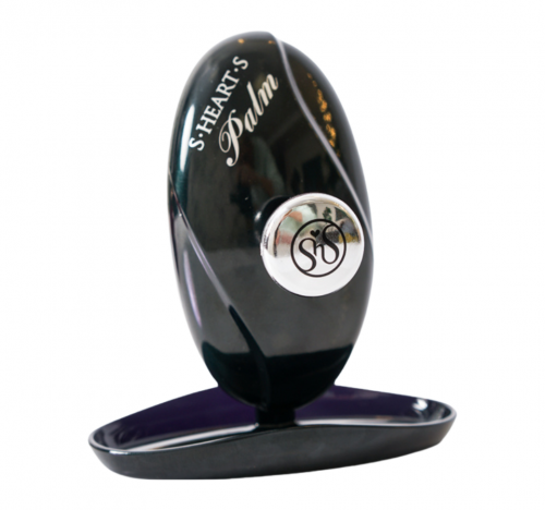 S-HEART-S, Расческа Scalp Brush Palm (королевский черный), средней жескости 