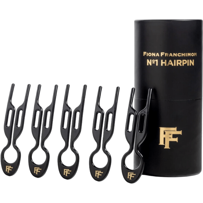 FIONA FRANCHIMON (№1 HAIRPIN), Шпильки черного цвета (набор из 5 шпилек)