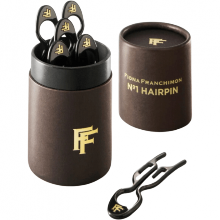FIONA FRANCHIMON (№1 HAIRPIN), Шпильки коричневого цвета (набор из 5 шпилек)
