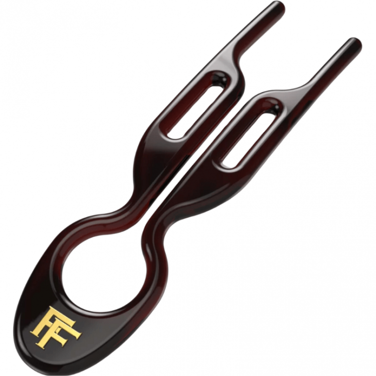 FIONA FRANCHIMON (№1 HAIRPIN), Шпильки коричневого цвета (набор из 5 шпилек)