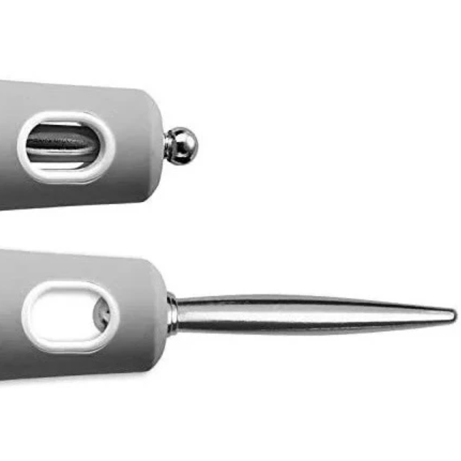 OLIVIA GARDEN, Термобрашинг 45 мм Серый, EXPERT BLOWOUT SPEED XL Wavy Bristles White&Grey