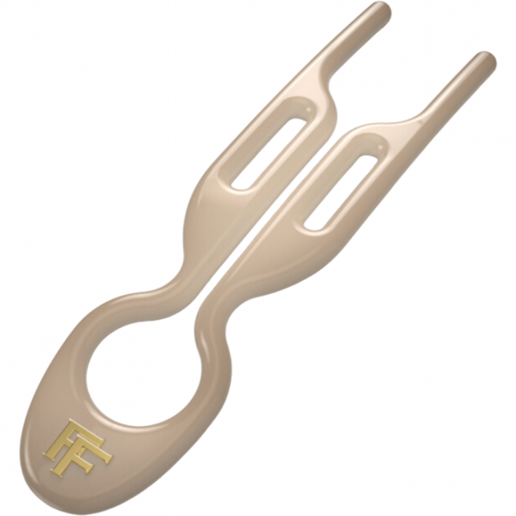 FIONA FRANCHIMON (№1 HAIRPIN), Шпильки светло-бежевого цвета (набор из 3 шпилек)