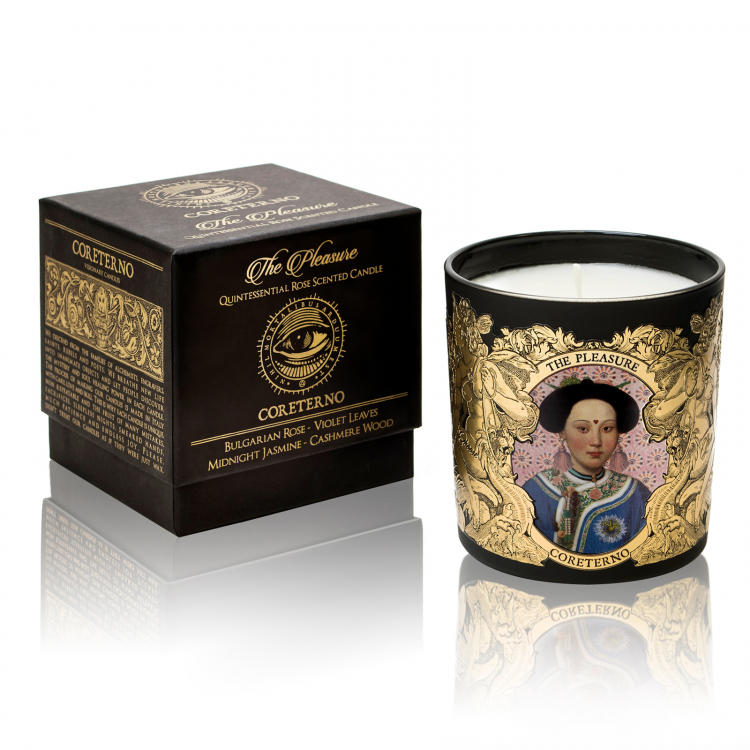 CORETERNO, Свеча ароматизированная, 240 г, The Pleasure